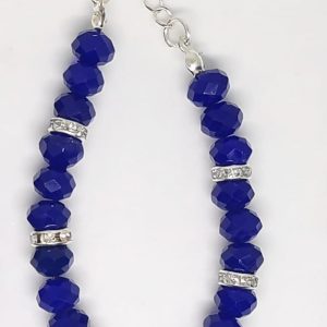 Royal blue adjustable bracelet