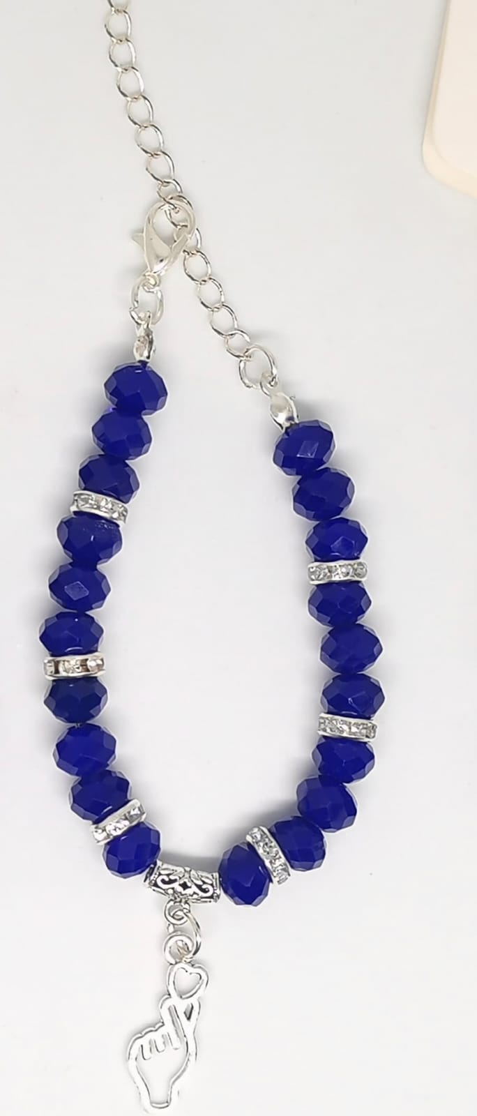 Royal blue adjustable bracelet