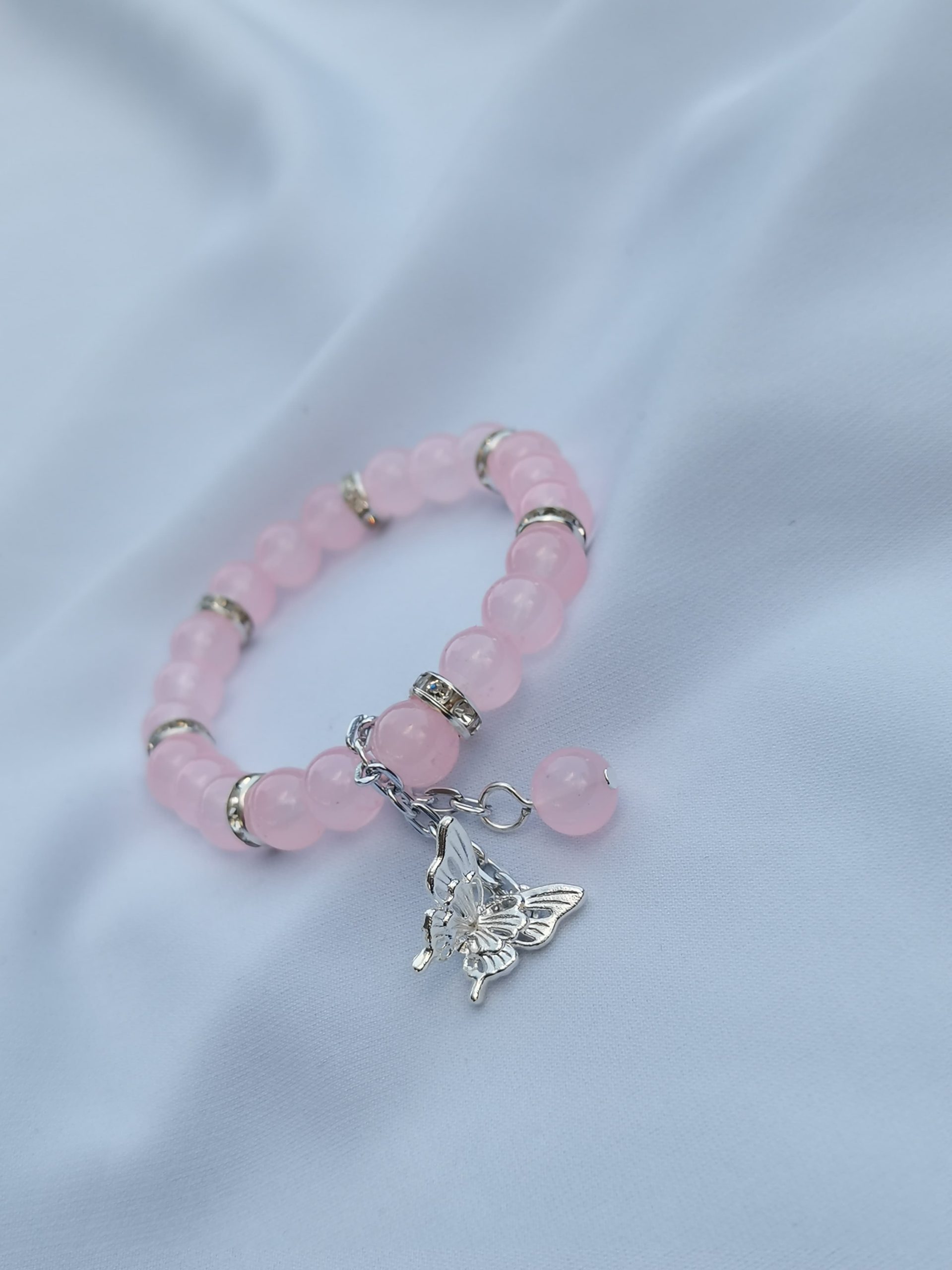 Pink Butterfly Bracelet