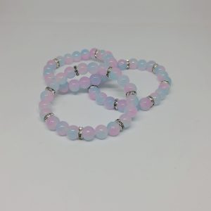 Soft candy floss bracelet