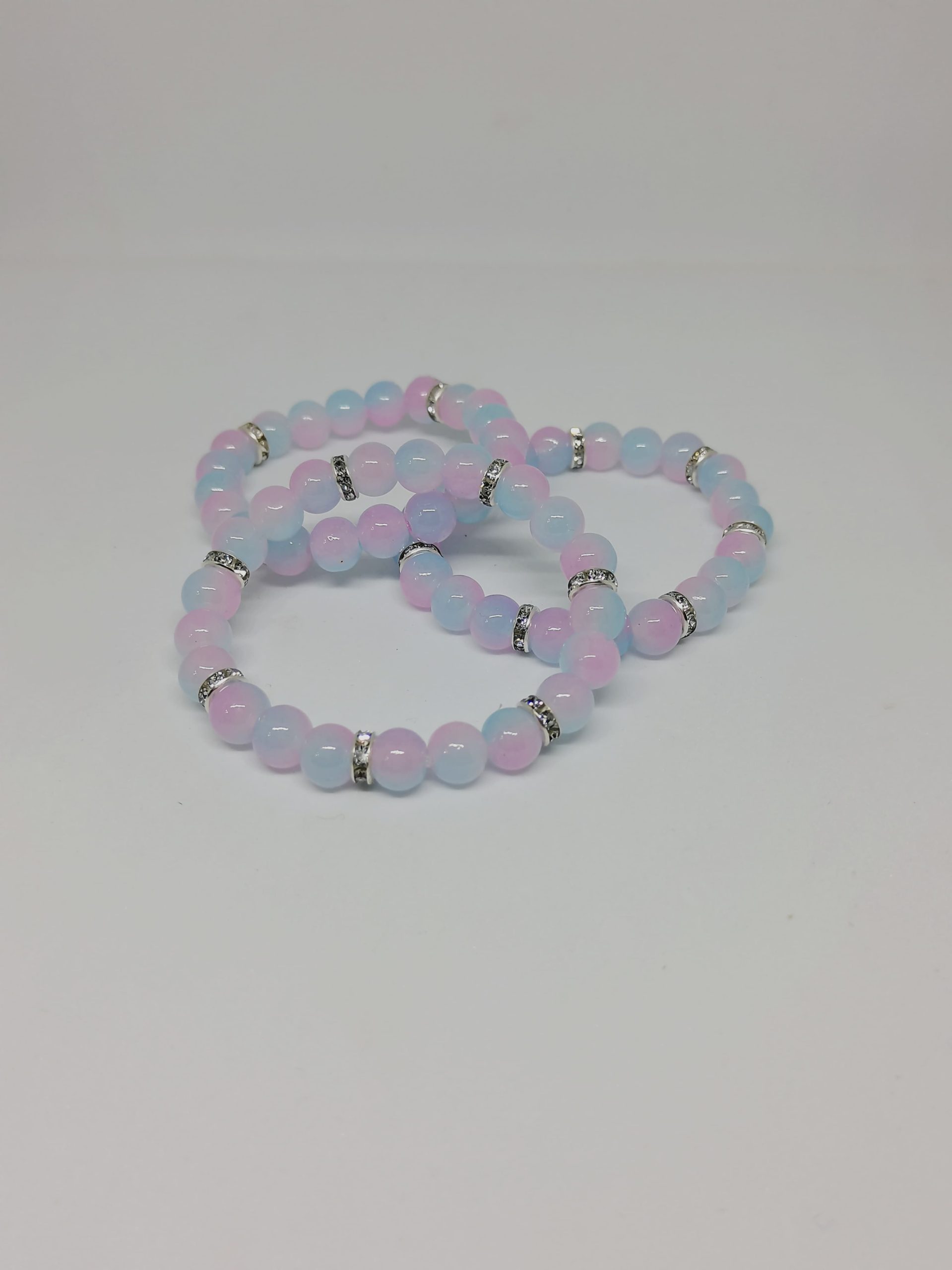 Soft candy floss bracelet