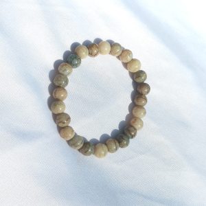 Brown natural beaded bracelet