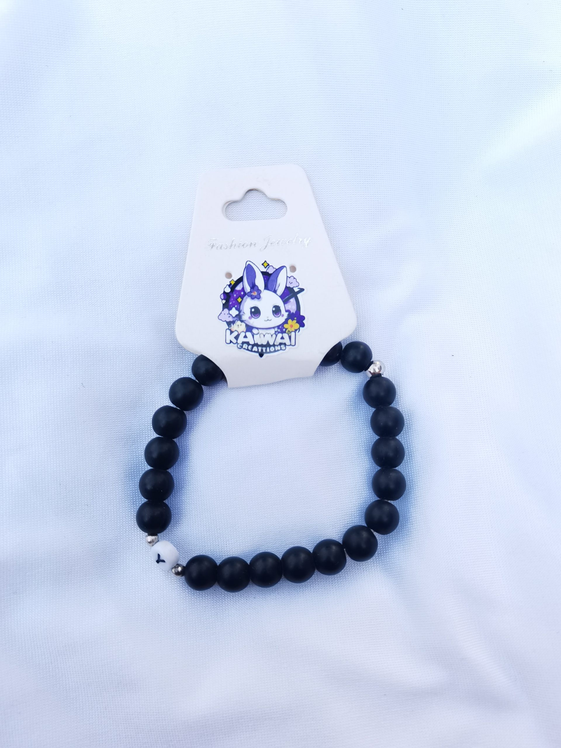 Lava bead with Initial