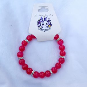 Red & Silver bracelet