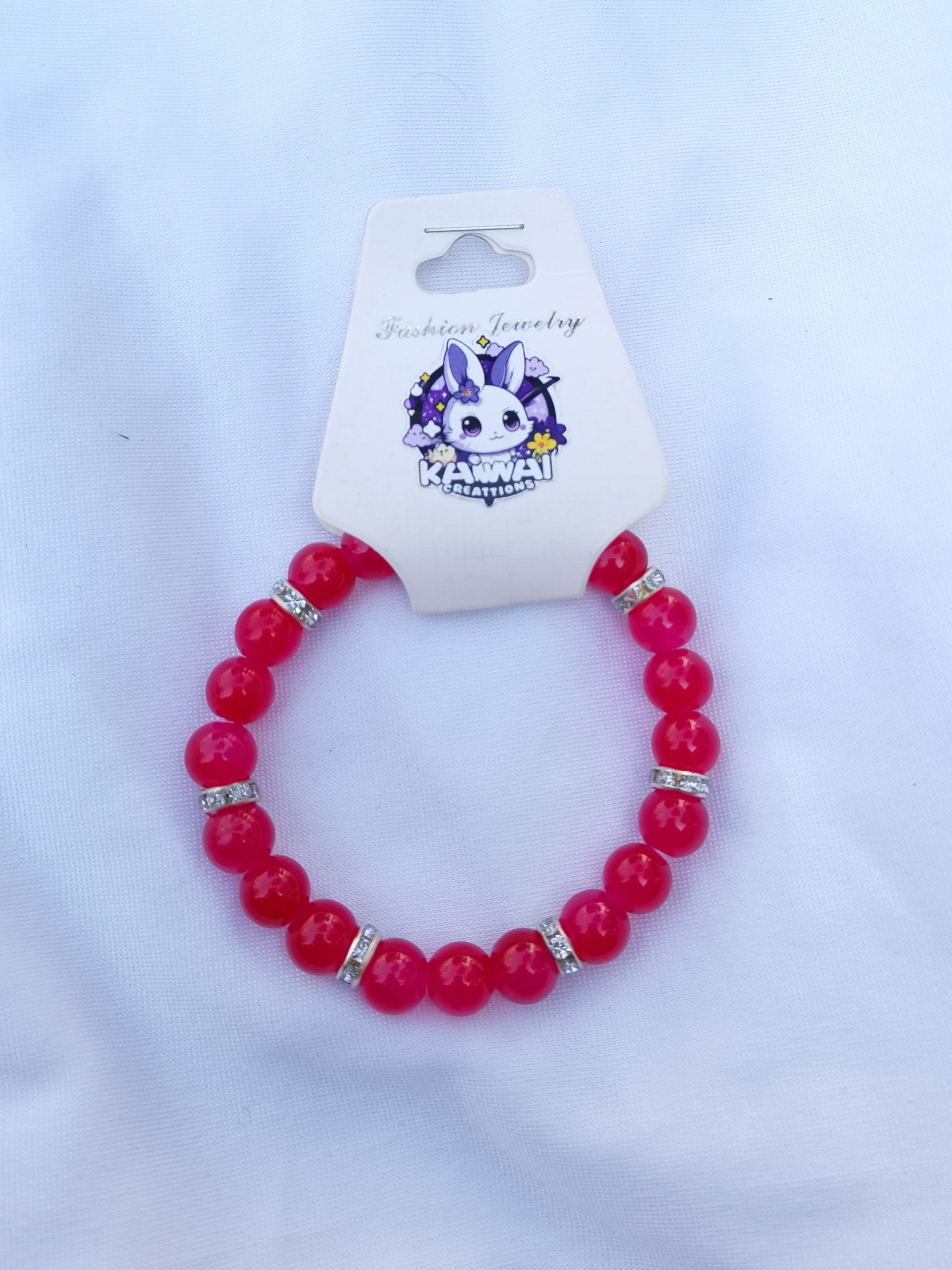 Red & Silver bracelet