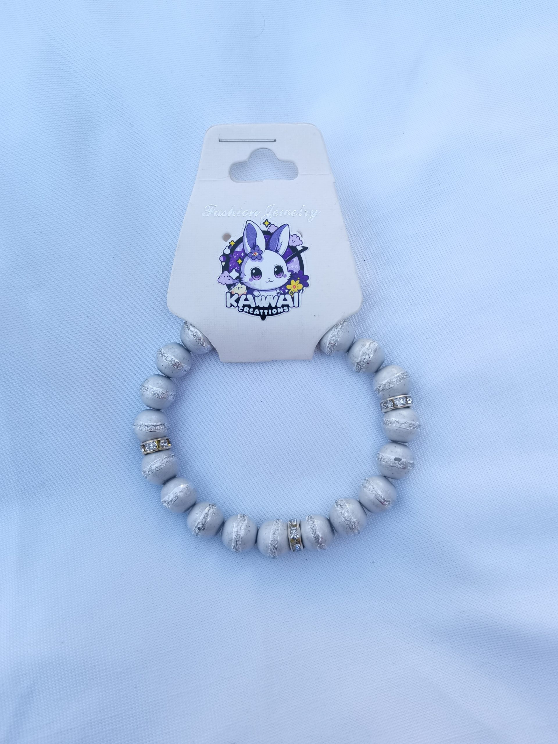 Silver grey bracelet